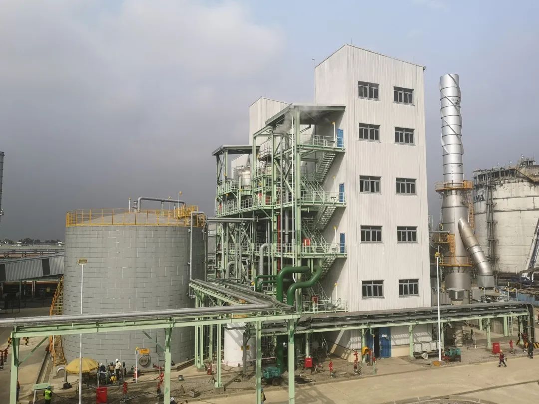 華陸公司尼日利亞大顆粒尿素項目開車成功