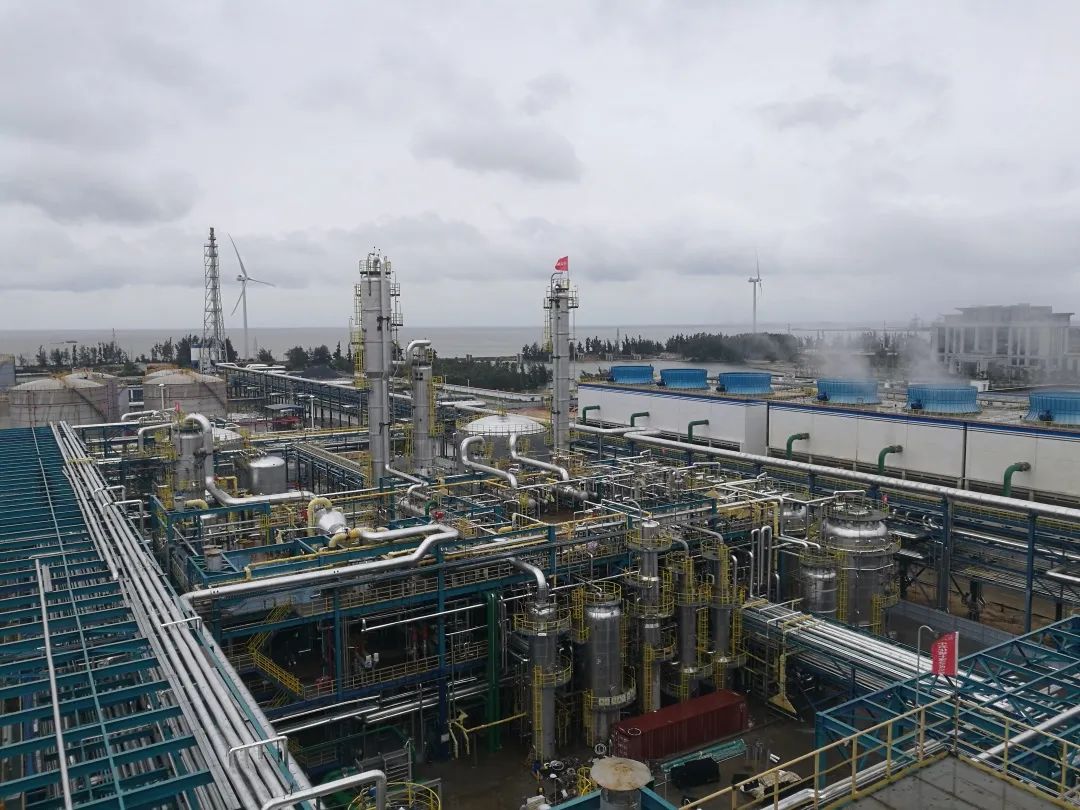 海南華盛年產24萬噸雙酚A裝置一次投料開車成功