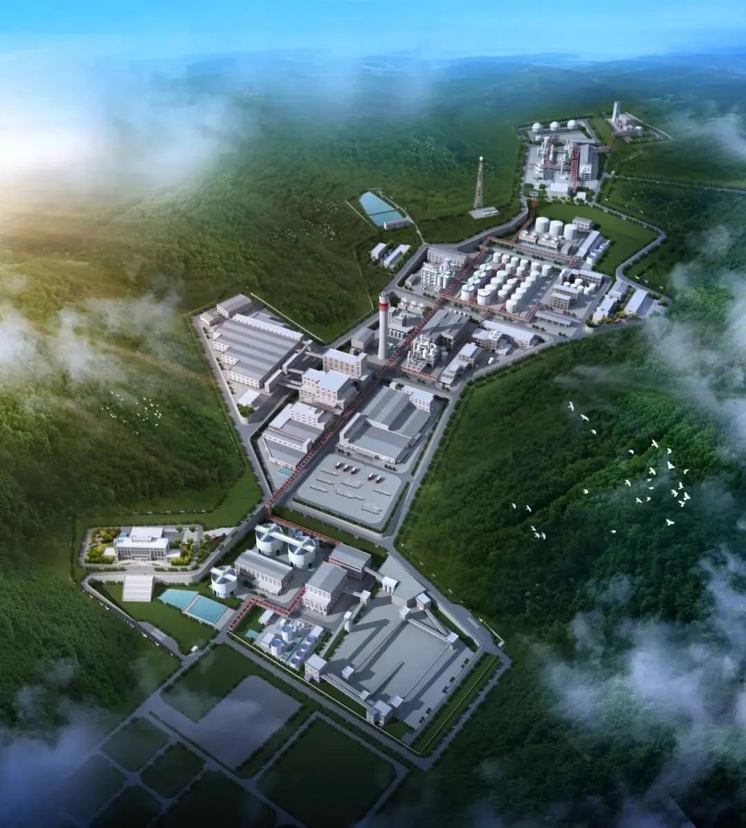 五環公司重慶涪陵濕法磷酸裝置一次投料試車成功