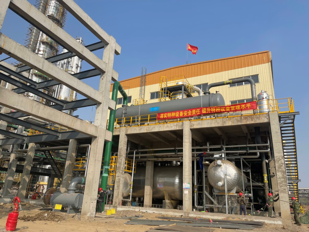 三維化學設計山東潤銀全國首臺套復疊制冷系統一次開車成功