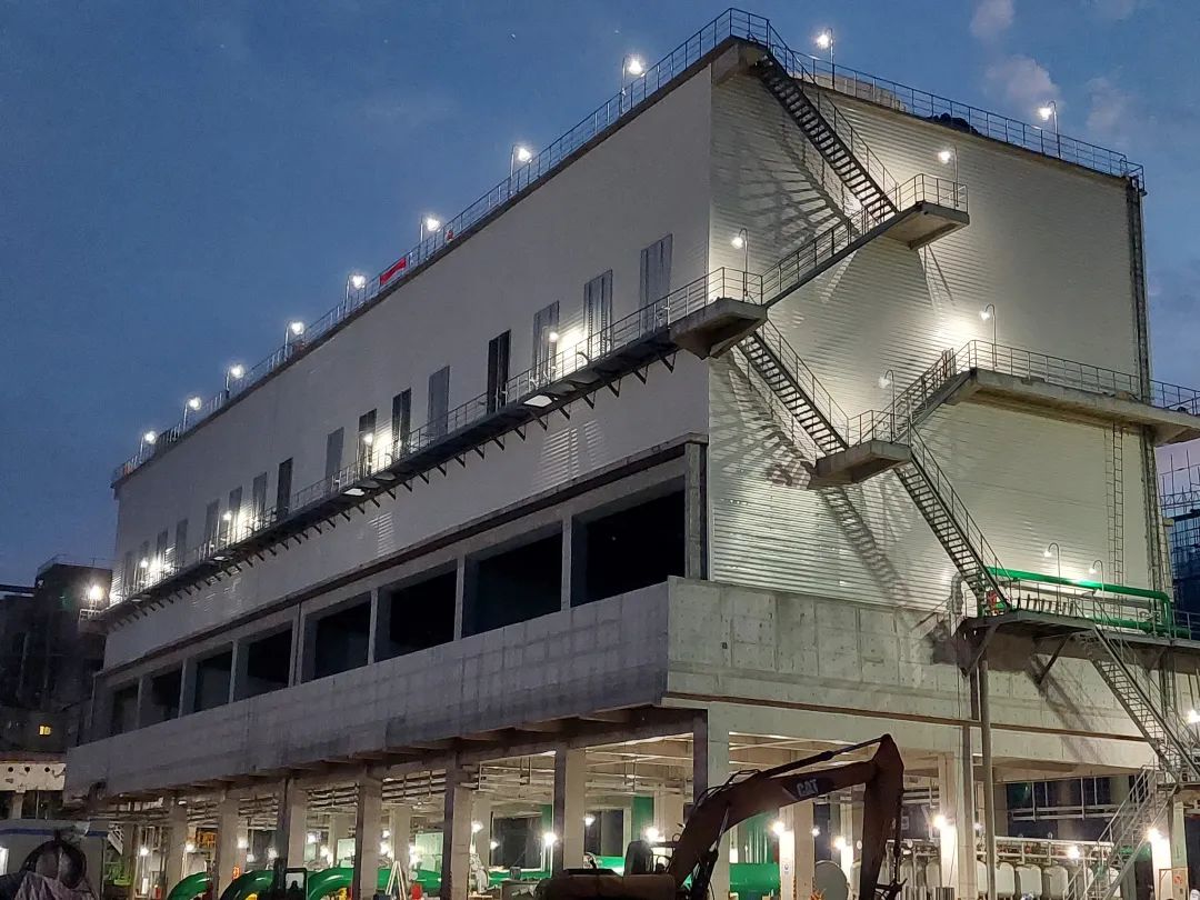 湖北雙環堿改項目循環水站順利中交